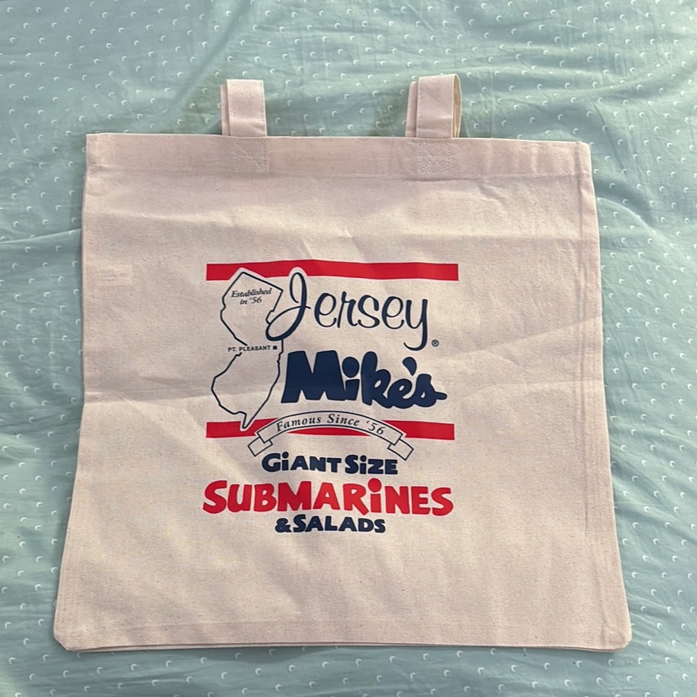 Jersey Mike's Canvas Tote Bag